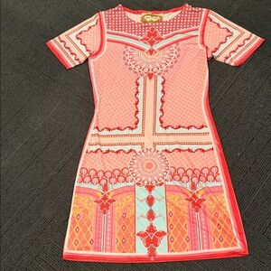 Colorful  Dress with Intricate Patterns. Artwork